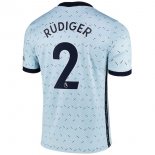 Maglia Chelsea NO.2 Rudiger Away 2020 2021 Blu