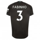 Maglia Liverpool NO.3 Fabinho Terza 2019 2020 Nero Maglia Liverpool NO.3 Fabinho Terza 2019 2020 Nero