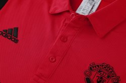 Polo Set Completo Manchester United 2019 2020 Borgogna Nero Polo Set Completo Manchester United 2019 2020 Borgogna Nero