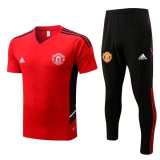 Maglia Manchester United Set Completo 2022 2023 Rosso