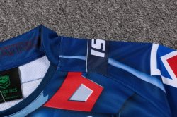 Thailandia Maglia Newcastle Knights Hombre Acero 2017 2018 Blu