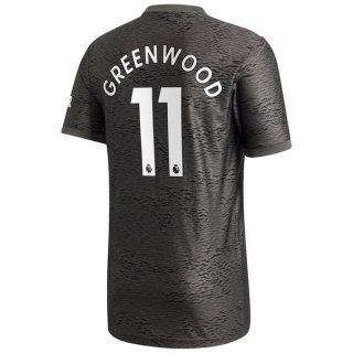 Maglia Manchester United NO.11 Greenwood Away 2020 2021 Nero