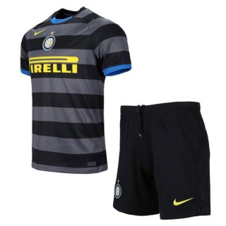 Maglia Inter Milan Terza Bambino 2020 2021 Grigio