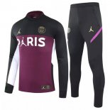Giacca Paris Saint Germain 2021 2022 Borgona Nero