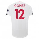 Maglia Liverpool NO.12 Gomez Away 2019 2020 Bianco Maglia Liverpool NO.12 Gomez Away 2019 2020 Bianco