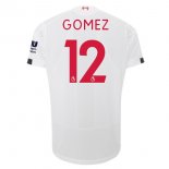 Maglia Liverpool NO.12 Gomez Away 2019 2020 Bianco