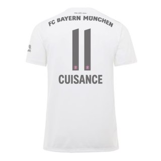 Maglia Bayern Munich NO.11 Cuisance Away 2019 2020 Bianco