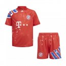 Maglia Bayern Munich Human Race Bambino 2020 2021 Rosso Maglia Bayern Munich Human Race Bambino 2020 2021 Rosso