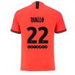Maglia Paris Saint Germain NO.22 Diallo Away 2019 2020 Arancione