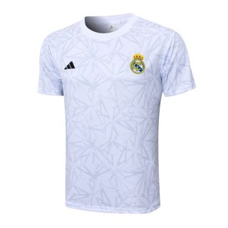 Maglia Formazione Real Madrid 2024 2025 Bianco Grigio