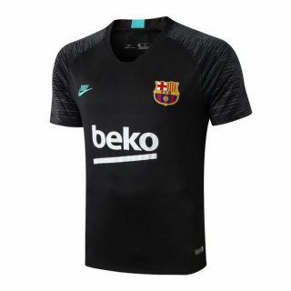 Maglia di Formazione Barcellona 2019 2020 Nero Bianco