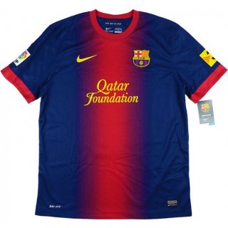 Thailandia Maglia Barcellona Replica Home Retro 2012 2013 Blu Rosso
