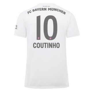 Maglia Bayern Munich NO.10 Coutinho Away 2019 2020 Bianco