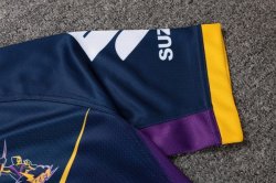 Thailandia Maglia Melbourne Storm 2017 2018 Blu Thailandia Maglia Melbourne Storm 2017 2018 Blu