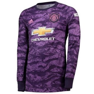 Maglia Manchester United ML Portiere 2019 2020 Porpora