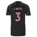 Maglia Real Madrid Terza NO.3 E. Militão 2020 2021 Nero
