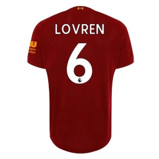 Maglia Liverpool NO.6 Lovren Home 2019 2020 Rosso