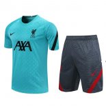 Formazione Liverpool Set Completo 2020 2021 Verde Grigio