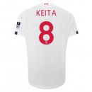Maglia Liverpool NO.8 Keita Away 2019 2020 Bianco Maglia Liverpool NO.8 Keita Away 2019 2020 Bianco