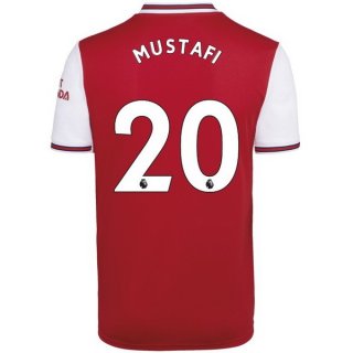 Maglia Arsenal NO.20 Mustafi Home 2019 2020 Rosso