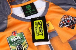 Thailandia Maglia Wests Tigers 2017 2018 Giallo Thailandia Maglia Wests Tigers 2017 2018 Giallo
