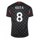 Maglia Liverpool NO.8 Keita Terza 2020 2021 Nero Maglia Liverpool NO.8 Keita Terza 2020 2021 Nero