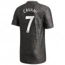 Maglia Manchester United NO.7 Cavani Away 2020 2021 Nero
