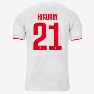 Maglia Juventus NO.21 Higuain Away 2019 2020 Grigio Bianco