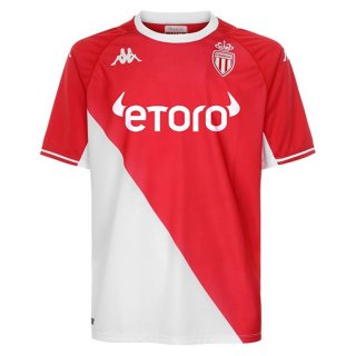 Thailandia Maglia AS Monaco Home 2021 2022 Rosso Bianco