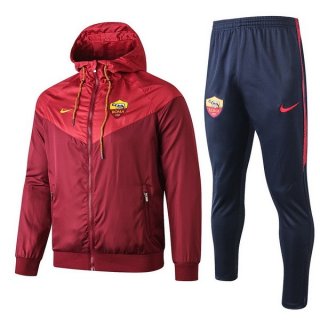 Giacca a vento AS Roma Set Completo 2019 2020 Rosso Blu