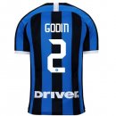 Maglia Inter Milan NO.2 Godin Home 2019 2020 Blu