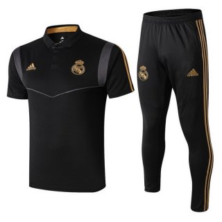 Polo Set Completo Real Madrid 2019 2020 Nero Grigio
