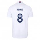 Maglia Real Madrid Home NO.8 Kroos 2020 2021 Bianco