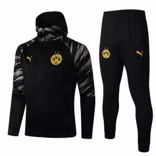 Felpa Cappuccio Borussia Dortmund 2021 2022 Nero