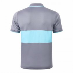 Polo Barcellona 2020 2021 Grigio Blu Polo Barcellona 2020 2021 Grigio Blu