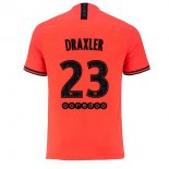 Maglia Paris Saint Germain NO.23 Draxler Away 2019 2020 Arancione