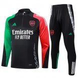 Felpa Allenamento Arsenal 2024 2025 Nero Rosso