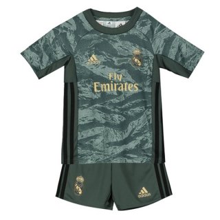 Maglia Real Madrid Away Bambino Portiere 2019 2020 Verde