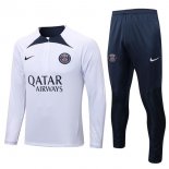 Felpa PSG 2022 2023 Bianco Blu Felpa PSG 2022 2023 Bianco Blu