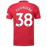 Maglia Manchester United NO.38 Tuanzebe Home 2019 2020 Rosso