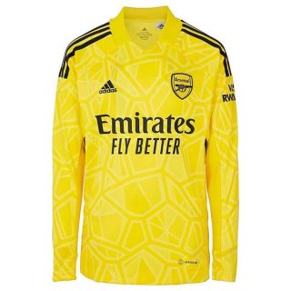 Thailandia Maglia Arsenal Portiere ML 2022 2023 Giallo