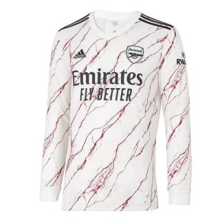 Thailandia Maglia Arsenal Away Ml 2020 2021 Bianco