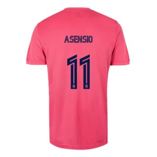 Maglia Real Madrid Away NO.11 Asensio 2020 2021 Rosa