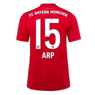 Maglia Bayern Munich NO.15 ARP Home 2019 2020 Rosso