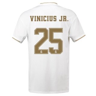 Maglia Real Madrid NO.25 Vinicius JR. Home 2019 2020 Bianco
