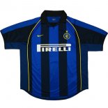 Thailandia Maglia Inter Milan Home Retro 2001 2002 Blu Thailandia Maglia Inter Milan Home Retro 2001 2002 Blu