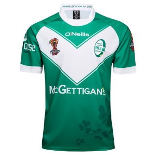 Thailandia Maglia Irlanda O'Neills RLWC Home 2017 2018 Verde