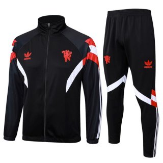 Giacca Manchester United 2024 2025 Nero Bianco 2