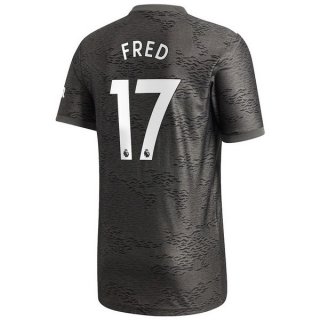 Maglia Manchester United NO.17 Fred Away 2020 2021 Nero