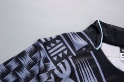 Thailandia Maglia Fiyi Away 2017 2018 Nero Thailandia Maglia Fiyi Away 2017 2018 Nero